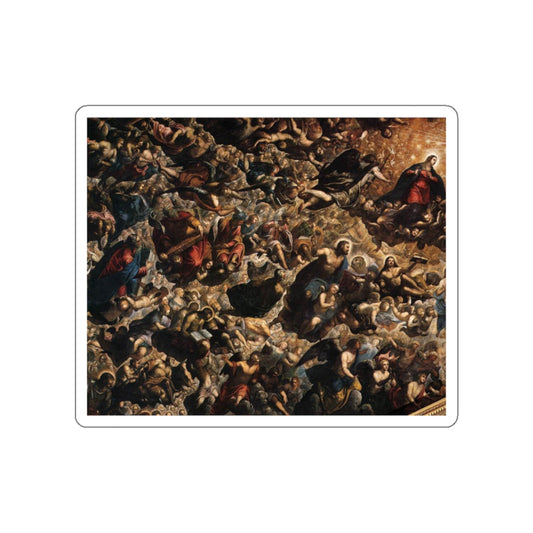 TINTORETTO, Jacopo Robusti - Paradise (detail) (Artwork) STICKER Vinyl Die-Cut Decal-White-The Sticker Space