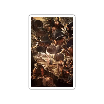 TINTORETTO, Jacopo Robusti - The Ascension (Artwork) STICKER Vinyl Die-Cut Decal White Die-Cut 6 Inch - The Sticker Space