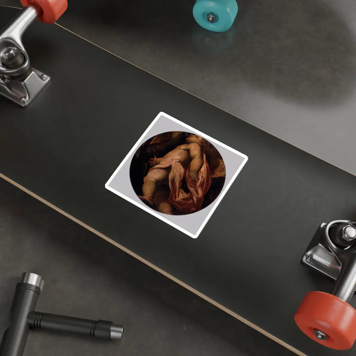 SKU:32136867297358939922 Sticker types:White Shape:Die-Cut Sizes:4" × 4"