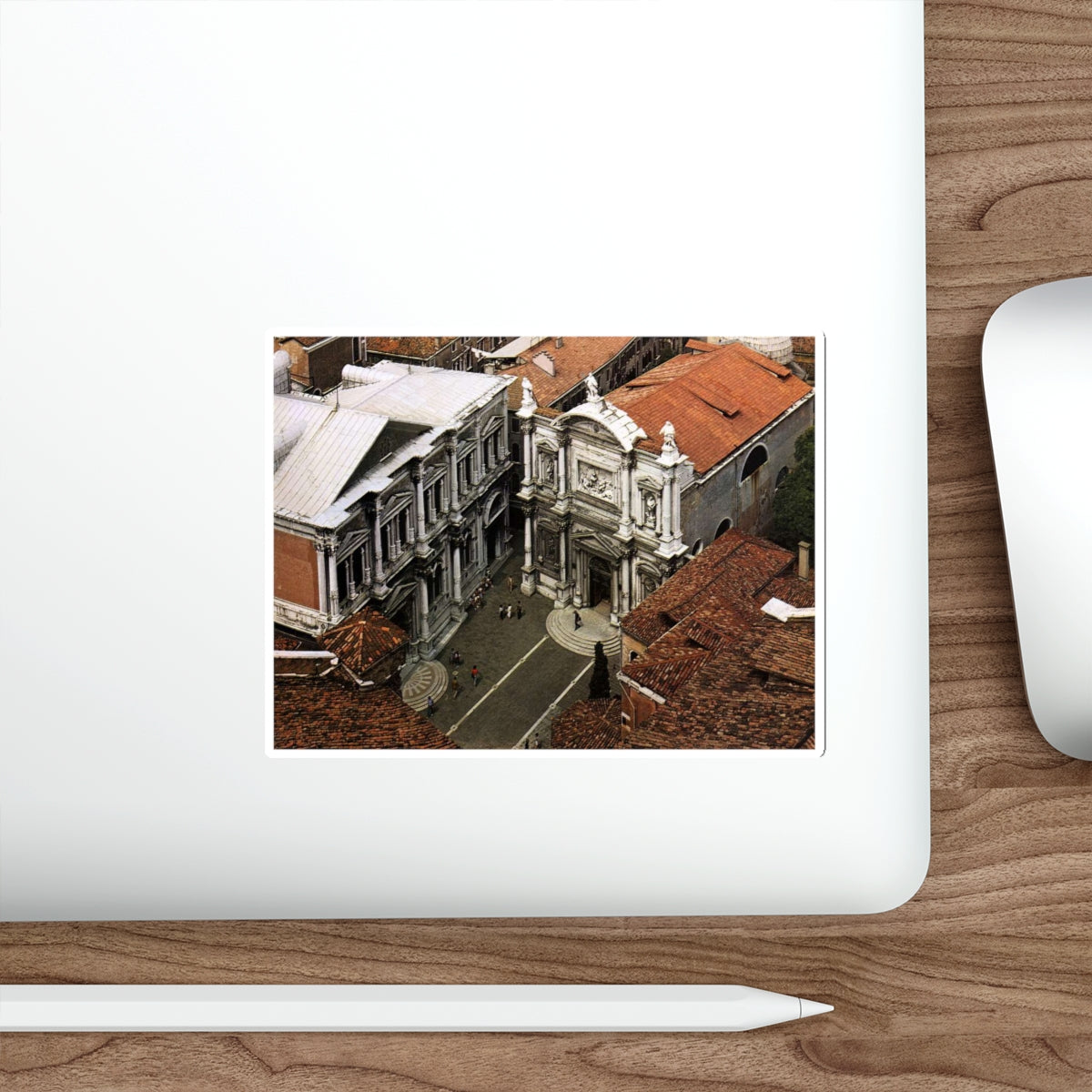 TINTORETTO - View of Campo di San Rocco (Artwork) STICKER Vinyl Die-Cut Decal-The Sticker Space