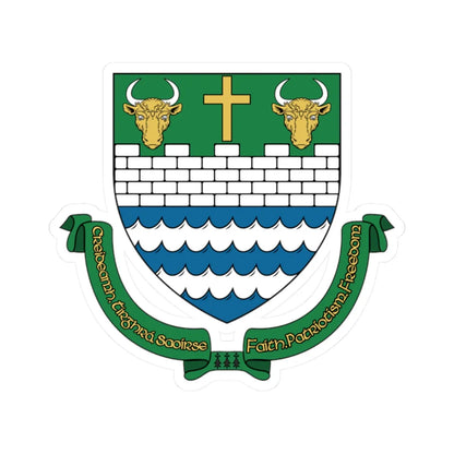 Tipp Town COA (Ireland) (Coat of Arms) STICKER Vinyl Kiss-Cut Decal 2 Inch White - The Sticker Space