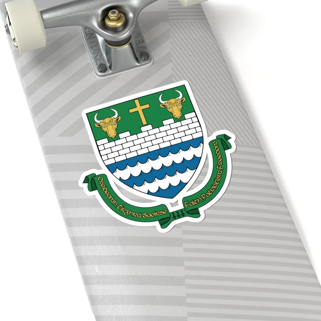 Tipp Town COA (Ireland) (Coat of Arms) STICKER Vinyl Kiss-Cut Decal - The Sticker Space