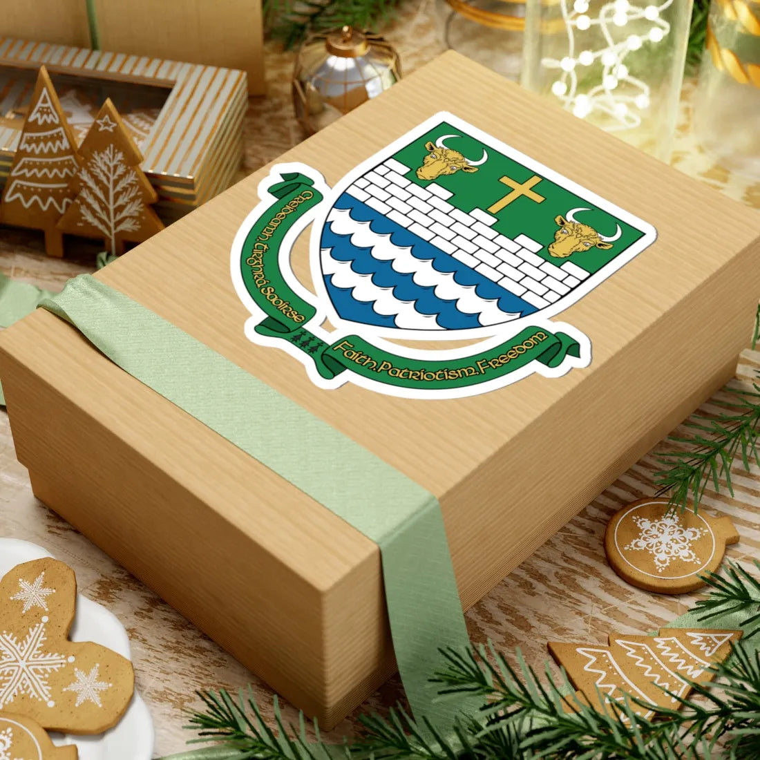 Tipp Town COA (Ireland) (Coat of Arms) STICKER Vinyl Kiss-Cut Decal - The Sticker Space