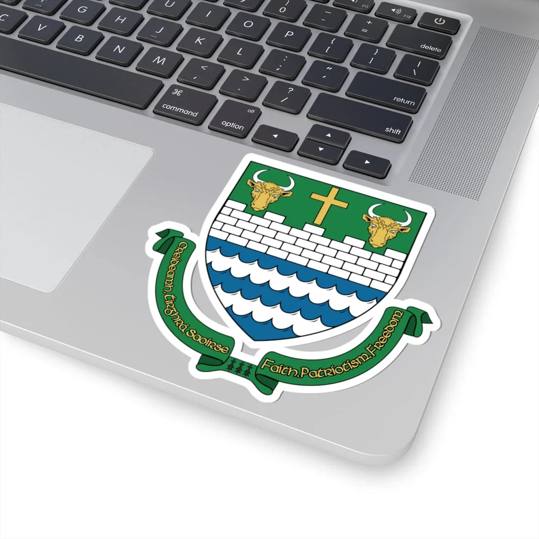 Tipp Town COA (Ireland) (Coat of Arms) STICKER Vinyl Kiss-Cut Decal - The Sticker Space