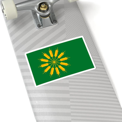 Tiree Island Flag (Scotland) STICKER Vinyl Kiss-Cut Decal - The Sticker Space
