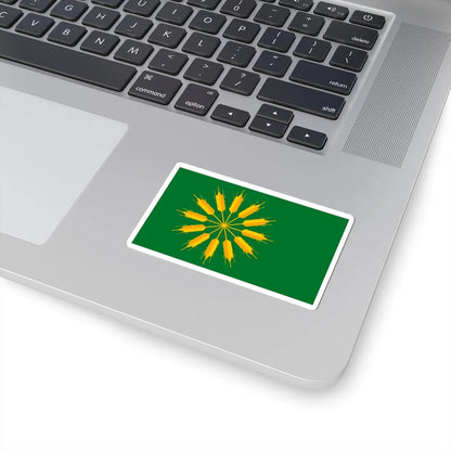 Tiree Island Flag (Scotland) STICKER Vinyl Kiss-Cut Decal - The Sticker Space