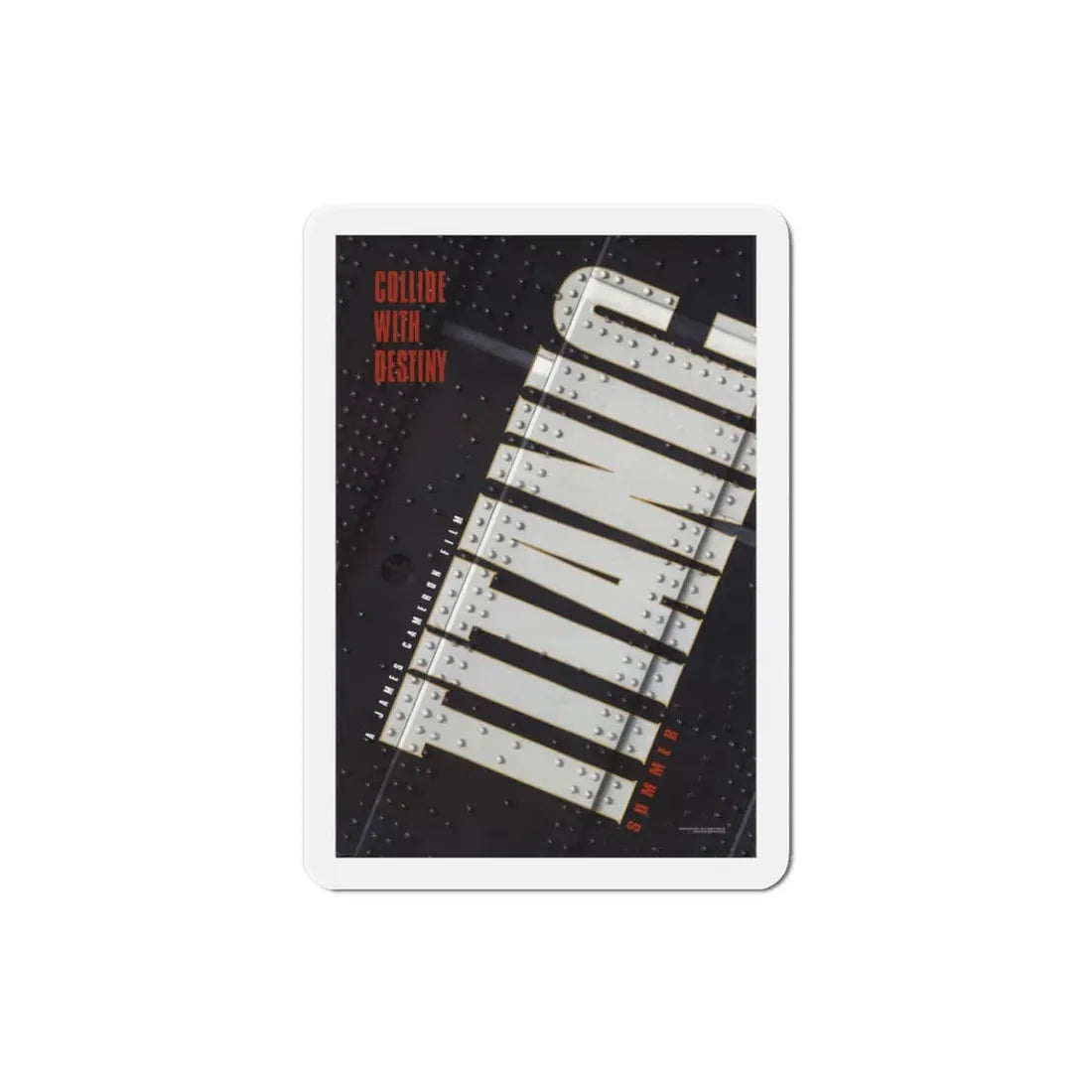 Titanic 1997 Movie Poster Refrigerator Magnet 3 Inch - The Sticker Space