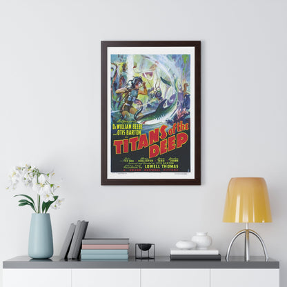 TITANS OF THE DEEP 1938 - Framed Movie Poster-The Sticker Space