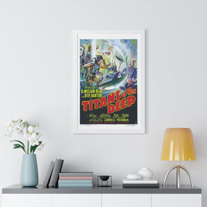 TITANS OF THE DEEP 1938 - Framed Movie Poster-The Sticker Space