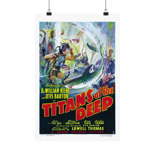 TITANS OF THE DEEP 1938 - Paper Movie Poster-12″ x 18″-The Sticker Space