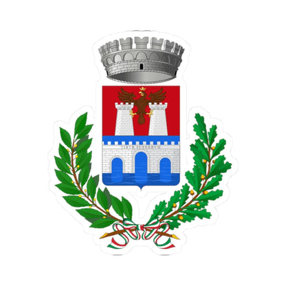 Tivoli-Stemma (Italy) (Coat of Arms) STICKER Vinyl Kiss-Cut Decal 2 Inch White - The Sticker Space