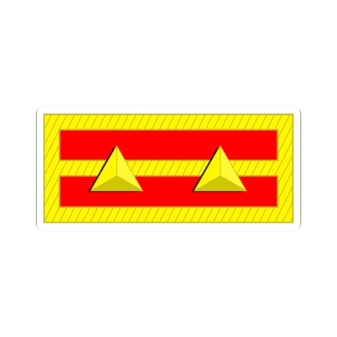 Tiwan Army OF 1b 1928 (China) (Military Rank) STICKER Vinyl Kiss-Cut Decal 2 Inch White - The Sticker Space