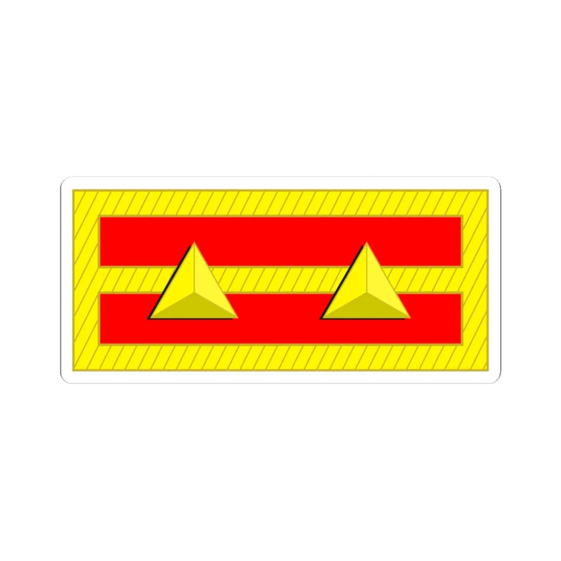 Tiwan Army OF 1b 1928 (China) (Military Rank) STICKER Vinyl Kiss-Cut Decal 3 Inch White - The Sticker Space