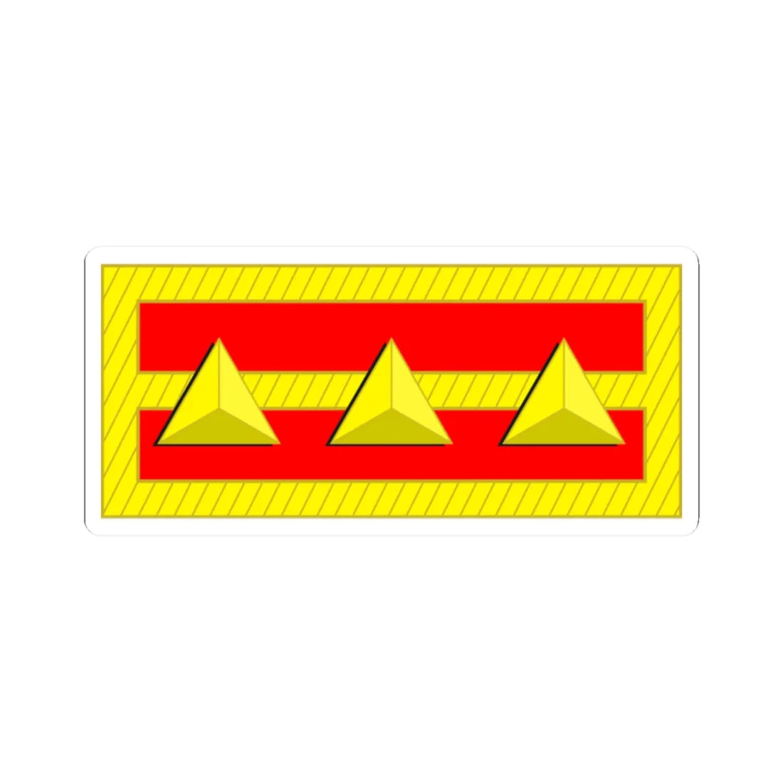 Tiwan Army OF 2 1928 (China) (Military Rank) STICKER Vinyl Kiss-Cut Decal 2 Inch White - The Sticker Space