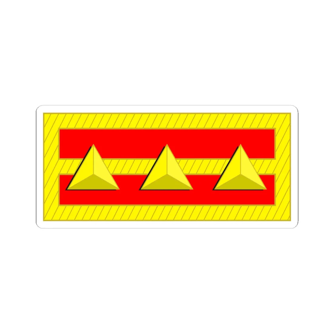 Tiwan Army OF 2 1928 (China) (Military Rank) STICKER Vinyl Kiss-Cut Decal 4 Inch White - The Sticker Space
