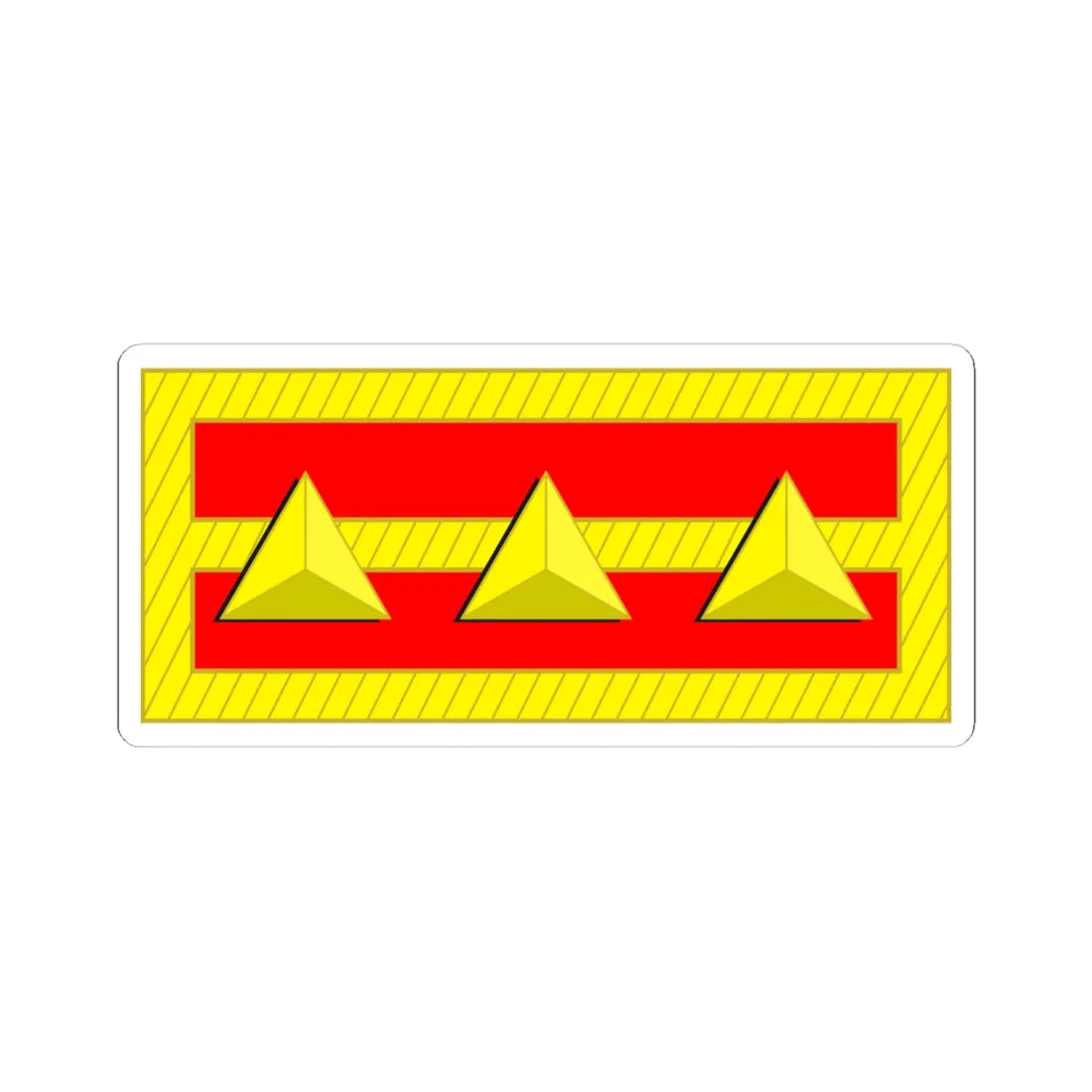 Tiwan Army OF 2 1928 (China) (Military Rank) STICKER Vinyl Kiss-Cut Decal 6 Inch White - The Sticker Space