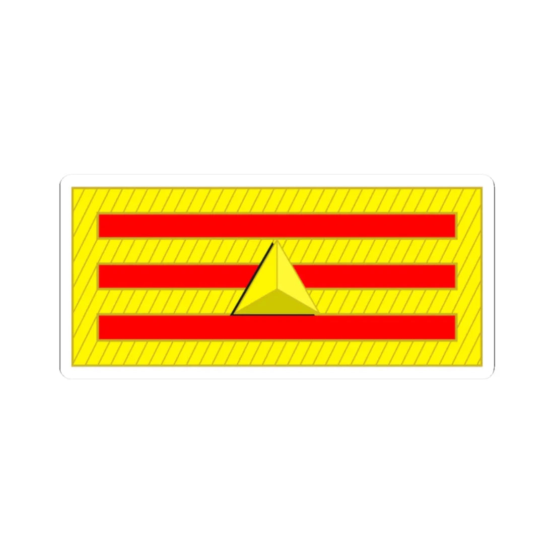 Tiwan Army OF 3 1928 (China) (Military Rank) STICKER Vinyl Kiss-Cut Decal 2 Inch White - The Sticker Space