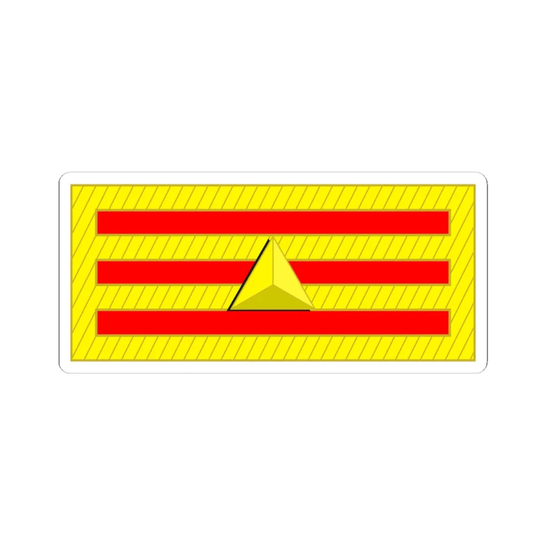 Tiwan Army OF 3 1928 (China) (Military Rank) STICKER Vinyl Kiss-Cut Decal 4 Inch White - The Sticker Space