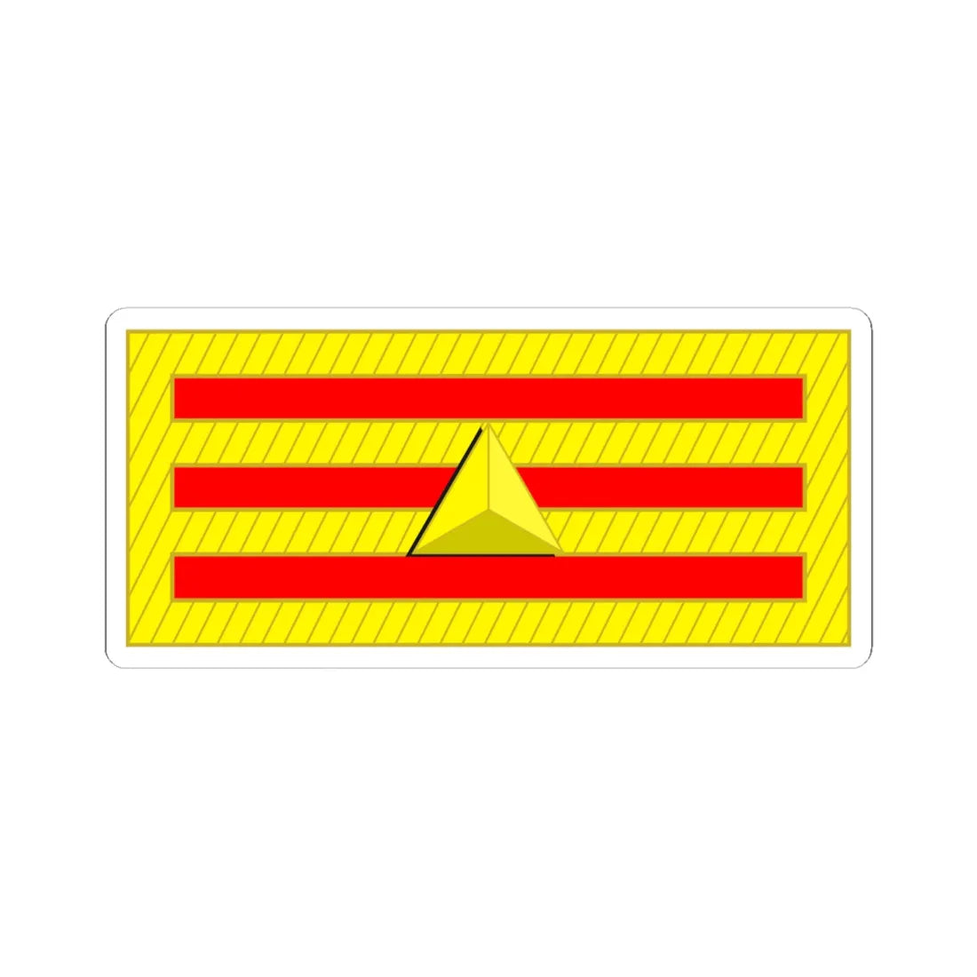 Tiwan Army OF 3 1928 (China) (Military Rank) STICKER Vinyl Kiss-Cut Decal 6 Inch White - The Sticker Space