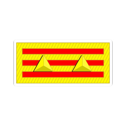 Tiwan Army OF 4 1928 (China) (Military Rank) STICKER Vinyl Kiss-Cut Decal 2 Inch White - The Sticker Space