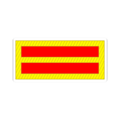 Tiwan Army WO 1928 (China) (Military Rank) STICKER Vinyl Kiss-Cut Decal 2 Inch White - The Sticker Space