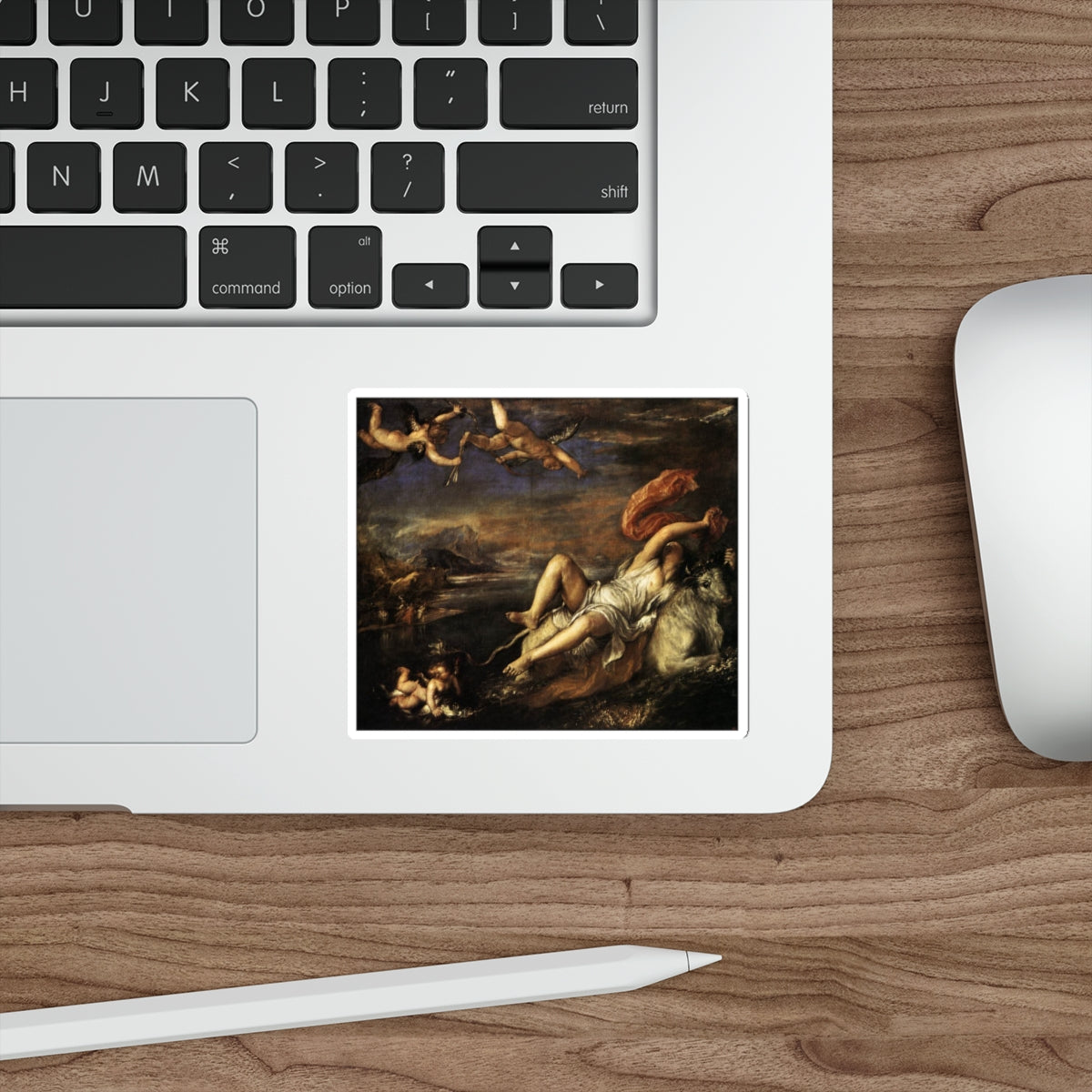 TIZIANO Vecellio - Rape of Europa (Artwork) STICKER Vinyl Die-Cut Decal-The Sticker Space