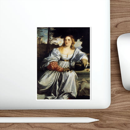 TIZIANO Vecellio - Sacred and Profane Love (detail) (Artwork) STICKER Vinyl Die-Cut Decal-The Sticker Space