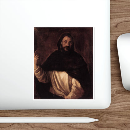 TIZIANO Vecellio - St Dominic (Artwork) STICKER Vinyl Die-Cut Decal-The Sticker Space