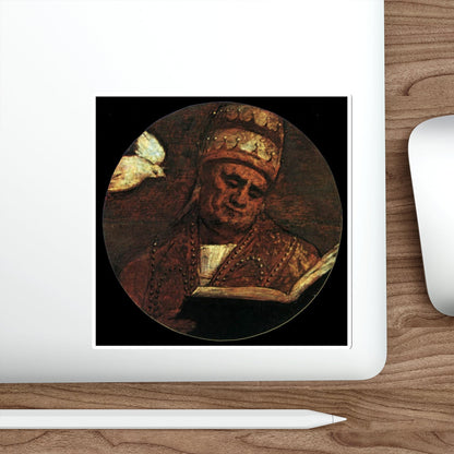 TIZIANO Vecellio - St Gregory the Great (Artwork) STICKER Vinyl Die-Cut Decal-The Sticker Space