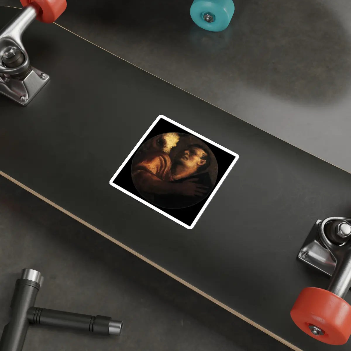 SKU:25775953426816912747 Sticker types:White Shape:Die-Cut Sizes:4" × 4"