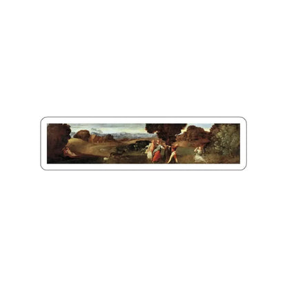 TIZIANO Vecellio - The Birth of Adonis (Artwork) STICKER Vinyl Die-Cut Decal White Die-Cut 3 Inch - The Sticker Space