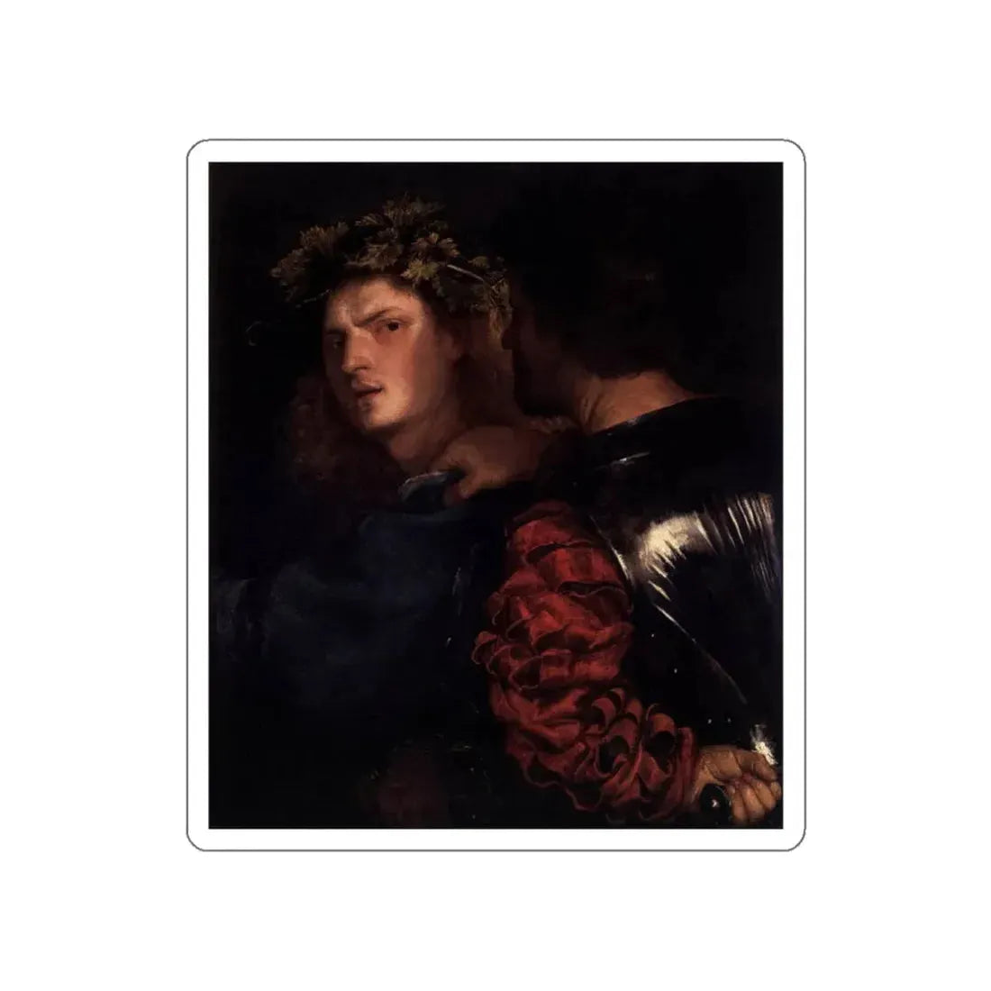 TIZIANO Vecellio - The Bravo (Artwork) STICKER Vinyl Die-Cut Decal White Die-Cut 3 Inch - The Sticker Space