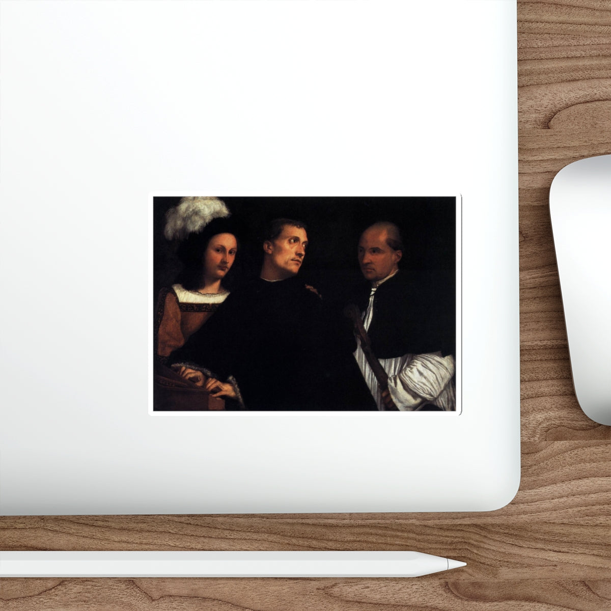 TIZIANO Vecellio - The Concert (Artwork) STICKER Vinyl Die-Cut Decal-The Sticker Space