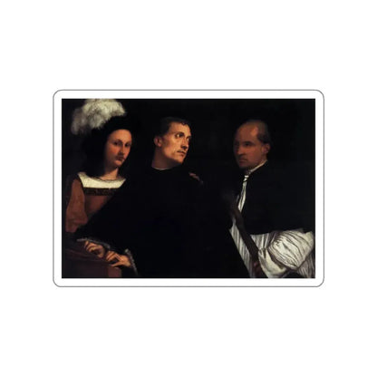 TIZIANO Vecellio - The Concert (Artwork) STICKER Vinyl Die-Cut Decal White Die-Cut 2 Inch - The Sticker Space