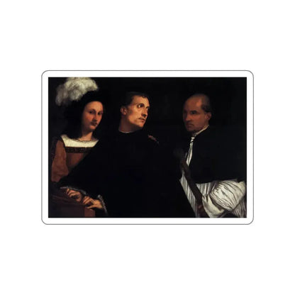 TIZIANO Vecellio - The Concert (Artwork) STICKER Vinyl Die-Cut Decal White Die-Cut 5 Inch - The Sticker Space