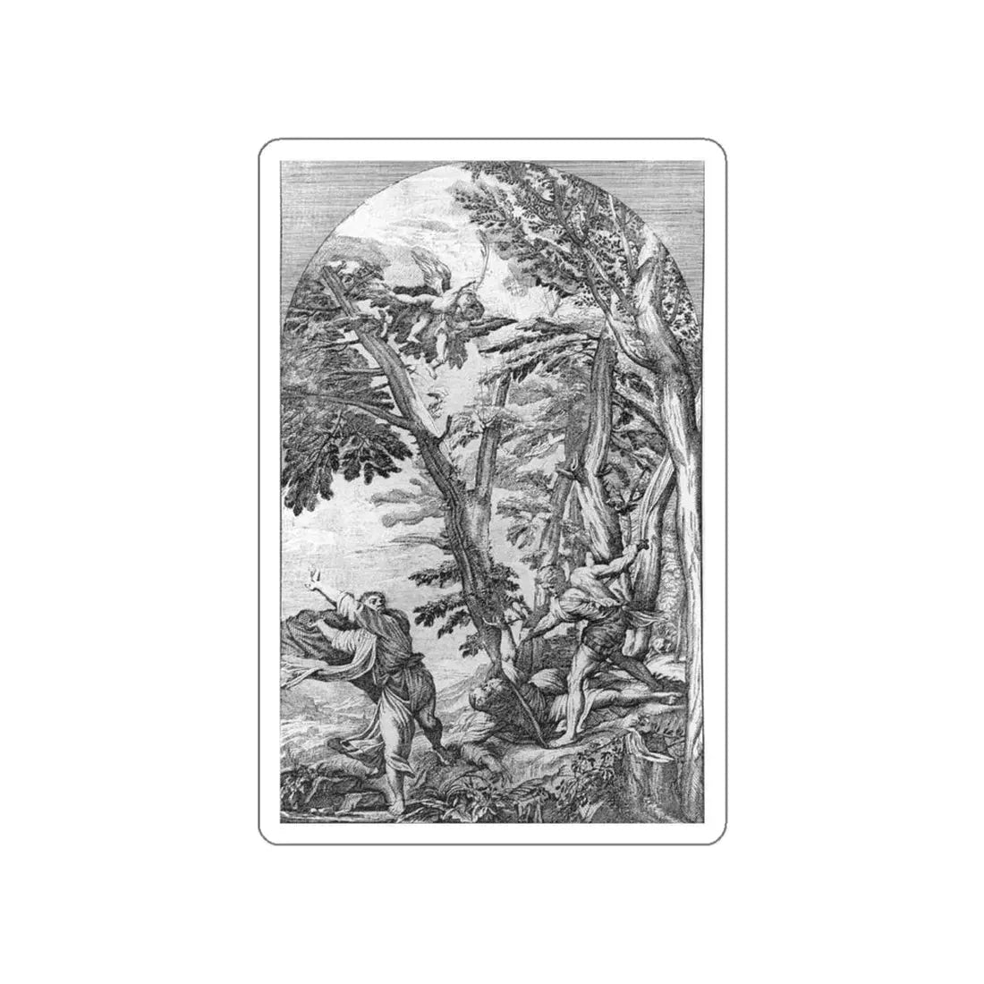 TIZIANO Vecellio - The Death of St Peter Martyr2 (Artwork) STICKER Vinyl Die-Cut Decal White Die-Cut 6 Inch - The Sticker Space