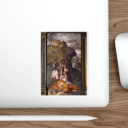 TIZIANO Vecellio - The Miracle of the Jealous Husband (Artwork) STICKER Vinyl Die-Cut Decal-The Sticker Space