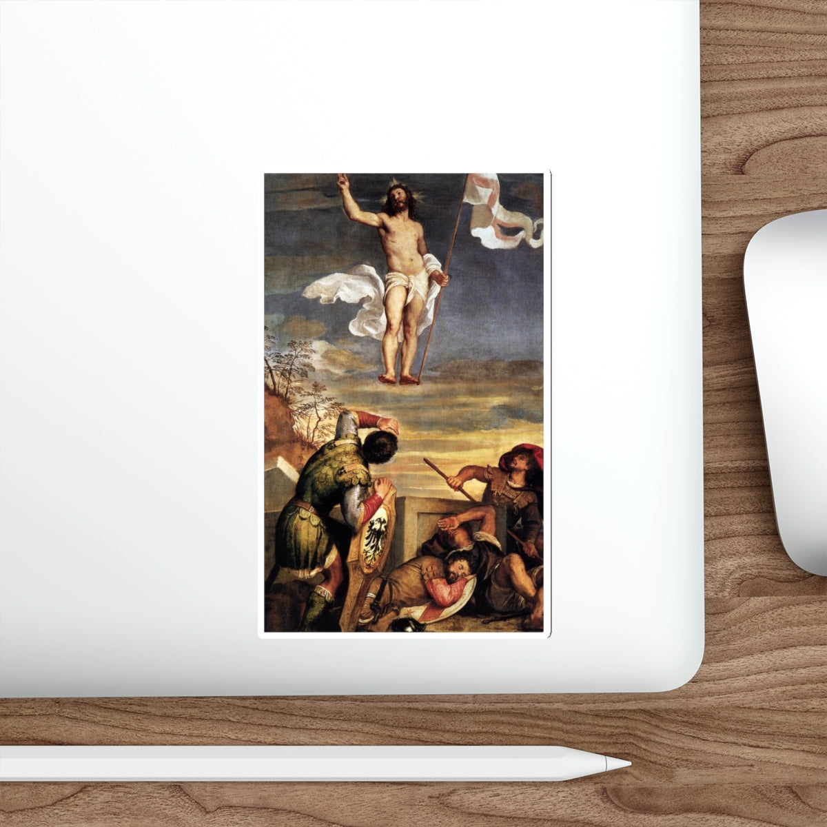 TIZIANO Vecellio - The Resurrection (Artwork) STICKER Vinyl Die-Cut Decal-The Sticker Space