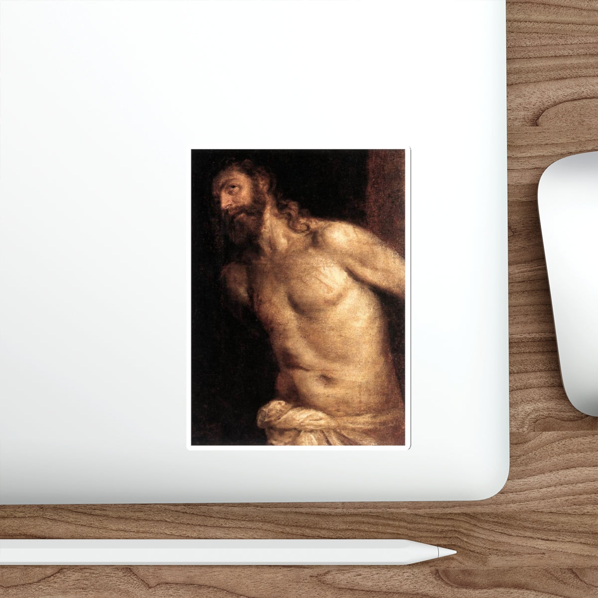 TIZIANO Vecellio - The Scourging of Christ (Artwork) STICKER Vinyl Die-Cut Decal-The Sticker Space