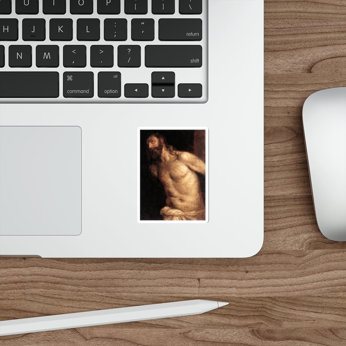 TIZIANO Vecellio - The Scourging of Christ (Artwork) STICKER Vinyl Die-Cut Decal-The Sticker Space