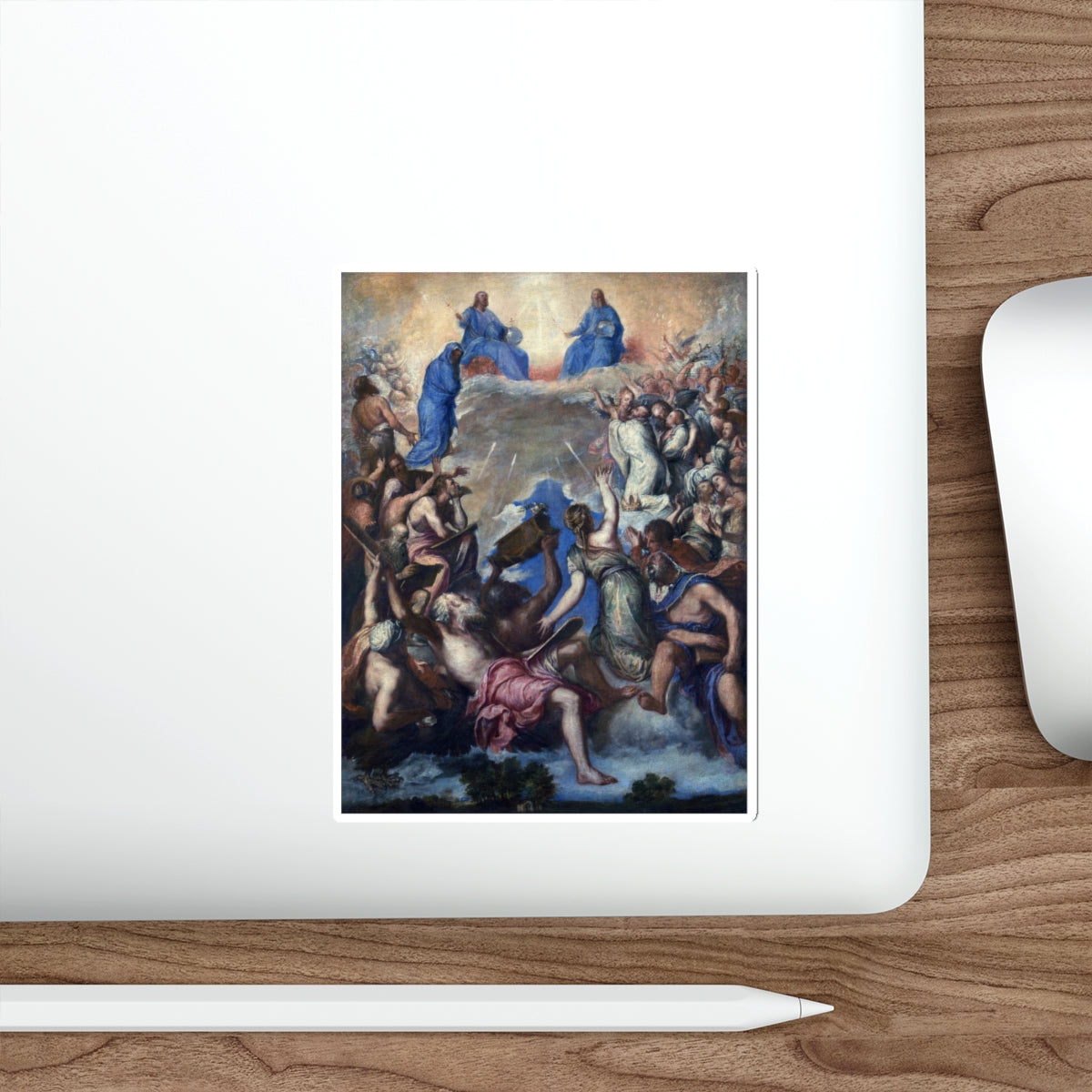 TIZIANO Vecellio - The Trinity (La Gloria) (Artwork) STICKER Vinyl Die-Cut Decal-The Sticker Space