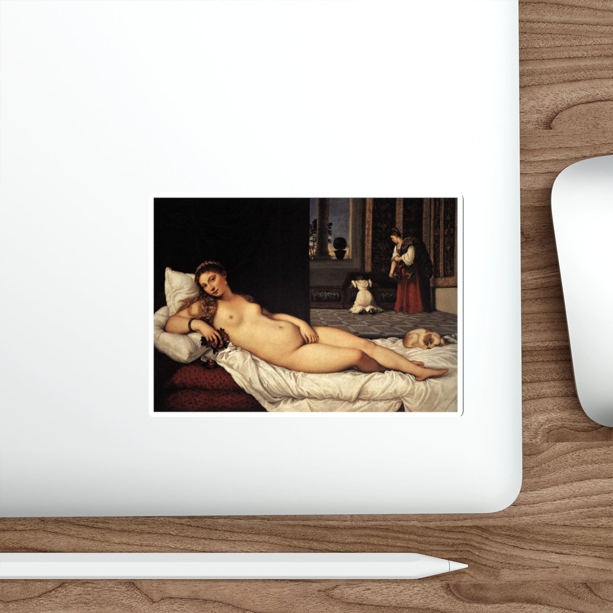 TIZIANO Vecellio - The Venus of Urbino (Artwork) STICKER Vinyl Die-Cut Decal-The Sticker Space