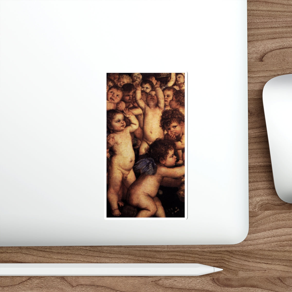 TIZIANO Vecellio - The Worship of Venus (detail) (Artwork) STICKER Vinyl Die-Cut Decal-The Sticker Space