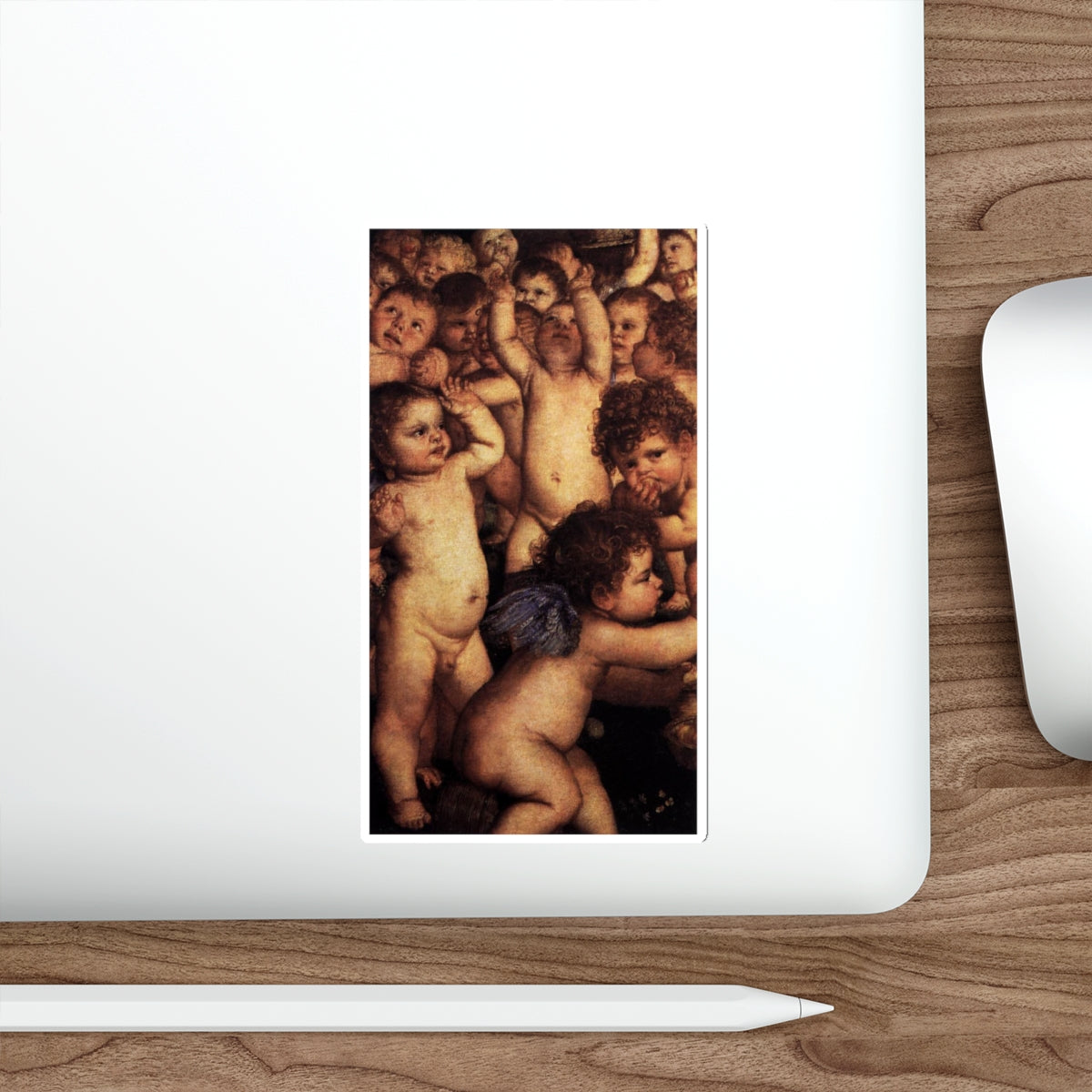 TIZIANO Vecellio - The Worship of Venus (detail) (Artwork) STICKER Vinyl Die-Cut Decal-The Sticker Space