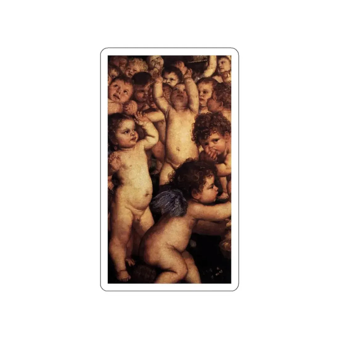 TIZIANO Vecellio - The Worship of Venus (detail) (Artwork) STICKER Vinyl Die-Cut Decal White Die-Cut 3 Inch - The Sticker Space