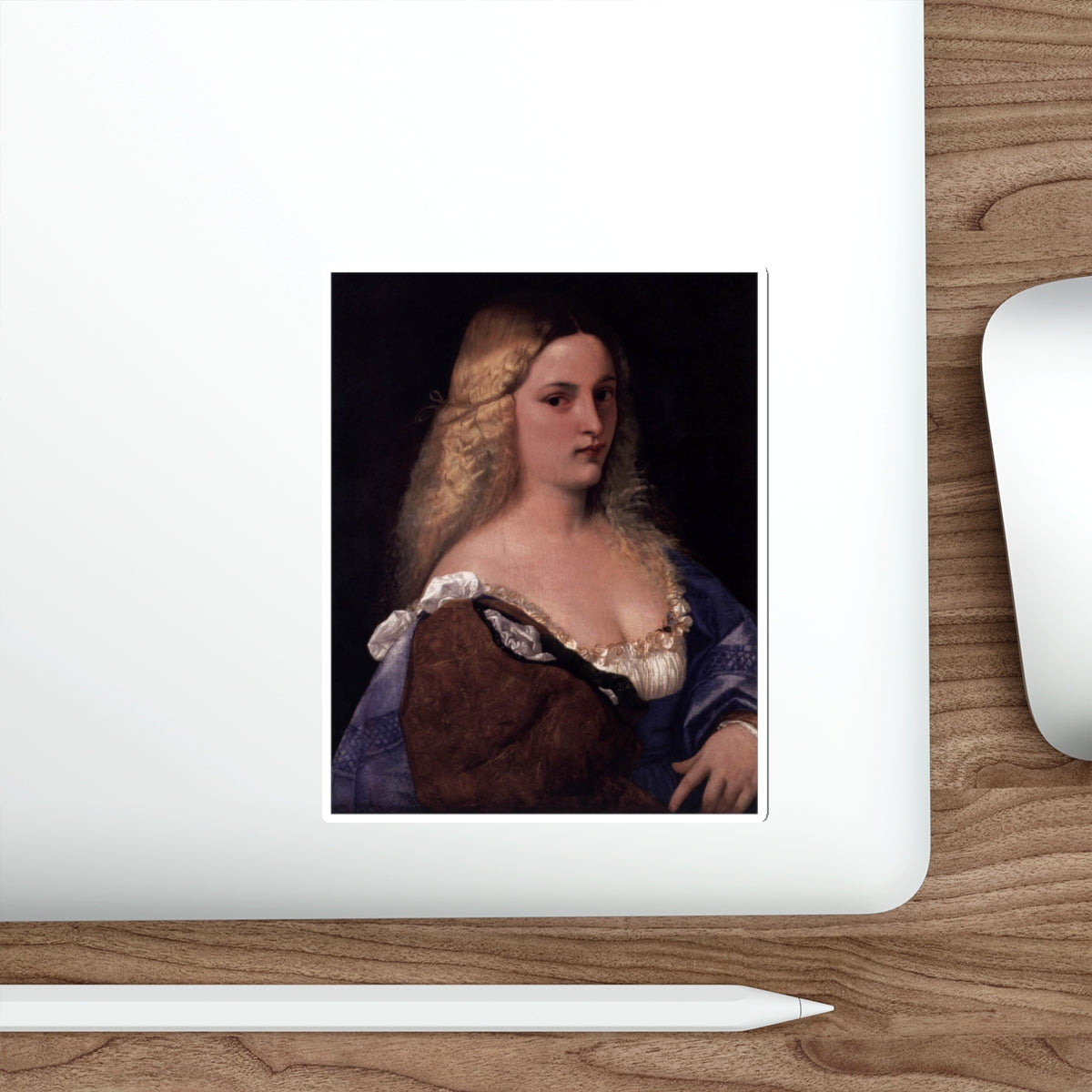 TIZIANO Vecellio - Violante (La Bella Gatta) (Artwork) STICKER Vinyl Die-Cut Decal-The Sticker Space