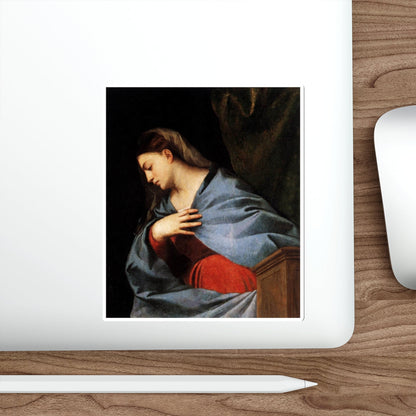 TIZIANO Vecellio - Virgin Annunciate (Artwork) STICKER Vinyl Die-Cut Decal-The Sticker Space