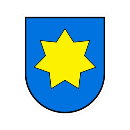 Tlumach coat of arms (Ukraine) (Coat of Arms) STICKER Vinyl Kiss-Cut Decal 2 Inch White - The Sticker Space