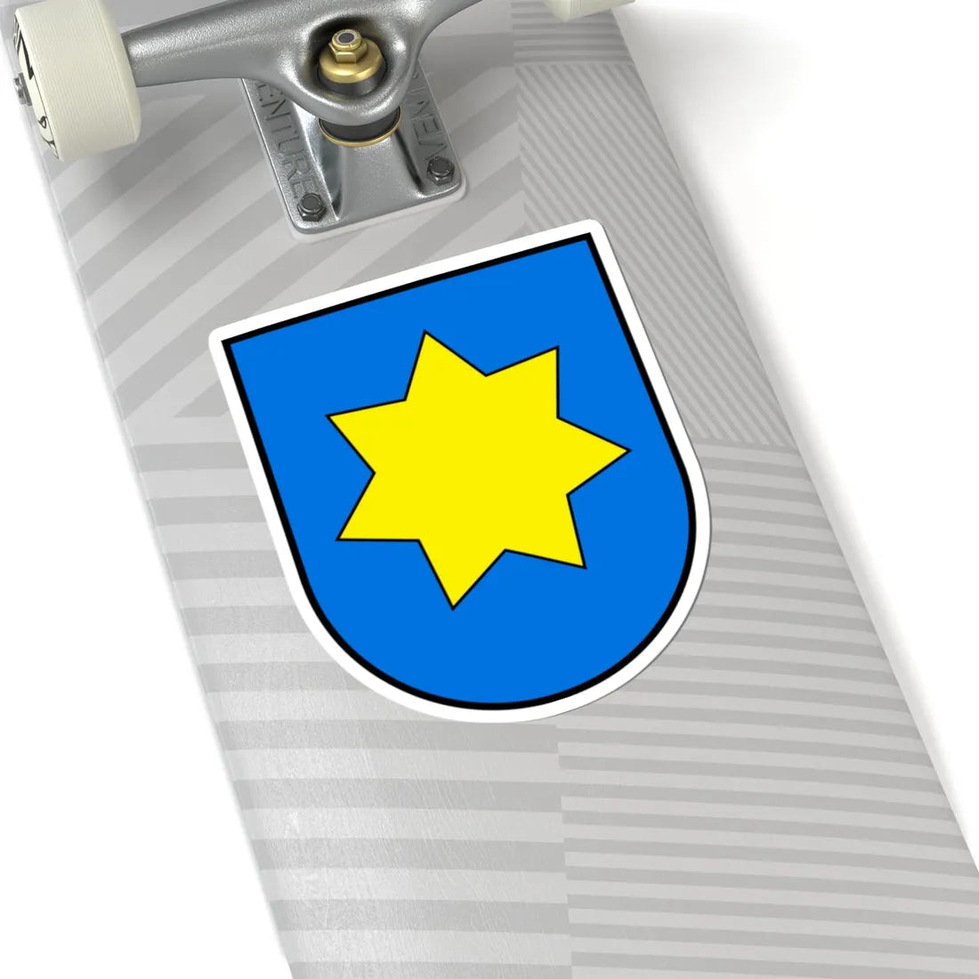 Tlumach coat of arms (Ukraine) (Coat of Arms) STICKER Vinyl Kiss-Cut Decal - The Sticker Space