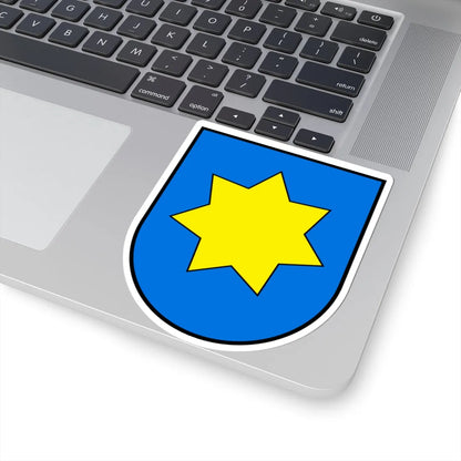 Tlumach coat of arms (Ukraine) (Coat of Arms) STICKER Vinyl Kiss-Cut Decal - The Sticker Space